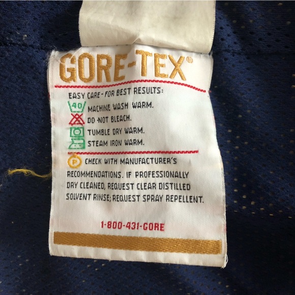 Vintage FAR WEST Europe Bond Gore-Tex Yellow Windbreaker Men’s Size M - Picture 14 of 16